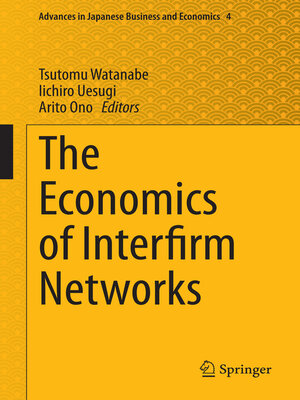cover image of The Economics of Interfirm Networks